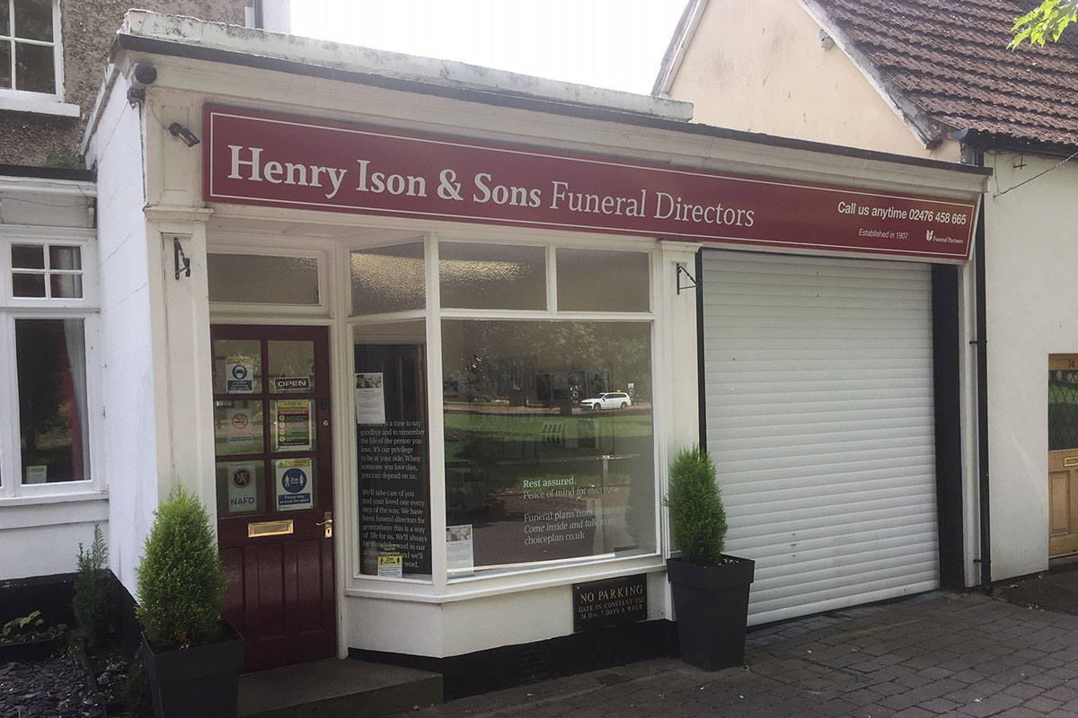 Binley Road, Coventry Henry Ison & Sons Funeral Directors